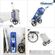 Andersen Mrkegr Royal Shopper IPEK Kletaske 2-i-1 Indkbstrolley - 42 L