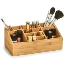 Zeller Present Makeup Boks / Organizer med 12 Rum i Bambus