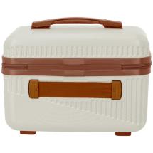 Travelite Bali Hvid / Cognac Beautybox / Stor Toilettaske - 17 L