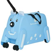 Snowball Bl Ride-on Brnekuffert / Brnetrolley - 4 Hjul - 2,3 kg - 55 X 36 X 23 cm - 36 L