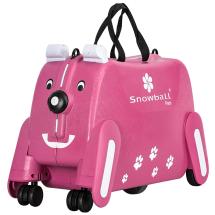 Snowball Pink Ride-on Brnekuffert / Brnetrolley - 4 Hjul - 2,3 kg - 55 X 36 X 23 cm - 36 L