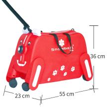 Snowball Rd Ride-on Brnekuffert / Brnetrolley - 4 Hjul - 2,3 kg - 55 X 36 X 23 cm - 36 L