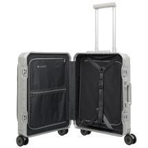 Travelite NEXT 2.0 Slv Aluminium Kabinekuffert 4Hjul -40X55X23 -41L - RECYCLED