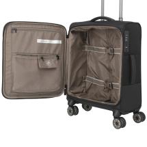 Travelite Crosslite 5.0 Sort Kabinekuffert Trolley S - 2,8 kg - 40 X 55 X 20 cm - 37 L - RECYCLED