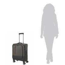 Travelite Crosslite 5.0 Oliven Kabinekuffert Trolley S - 2,8 kg - 40 X 55 X 20 cm - 37 L - RECYCLED