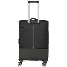 Travelite Crosslite 5.0 Sort Kuffert Trolley M - 3,3 kg - 43 X 66 X 28 / 32 cm - 61/66 L - RECYCLED