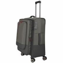 Travelite Crosslite 5.0 Oliven Kuffert Trolley M - 3,3 kg - 43 X 66 X 28 / 32 cm - 61/66 L - RECYCLED