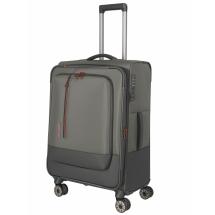 Travelite Crosslite 5.0 Oliven Kuffert Trolley M - 3,3 kg - 43 X 66 X 28 / 32 cm - 61/66 L - RECYCLED