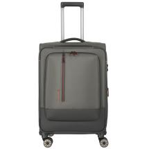 Travelite Crosslite 5.0 Oliven Kuffert Trolley M - 3,3 kg - 43 X 66 X 28 / 32 cm - 61/66 L - RECYCLED