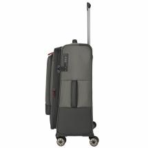 Travelite Crosslite 5.0 Oliven Kuffert Trolley M - 3,3 kg - 43 X 66 X 28 / 32 cm - 61/66 L - RECYCLED