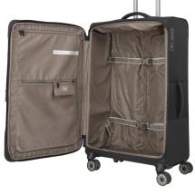 Travelite Crosslite 5.0 Sort Kuffert Trolley L - 3,5 kg - 47 X 77 X 32 / 36 cm - 88/93 L - RECYCLED