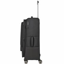 Travelite Crosslite 5.0 Sort Kuffert Trolley L - 3,5 kg - 47 X 77 X 32 / 36 cm - 88/93 L - RECYCLED