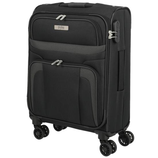 Travelite Skyline Orlando Sort Kabinekuffert / Kabinetrolley 2,5 kg - 55 X 39 X 20 cm - 34 L