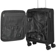 Travelite Skyline Orlando Sort Kabinekuffert / Kabinetrolley 2,5 kg - 55 X 39 X 20 cm - 34 L