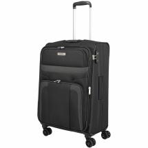 Travelite Skyline Orlando Sort Kuffert / Trolley M - 3 kg - 65 X 42 X 27-31 cm - 60-66 L