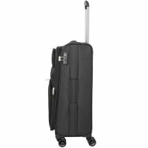 Travelite Skyline Orlando Sort Kuffert / Trolley M - 3 kg - 65 X 42 X 27-31 cm - 60-66 L