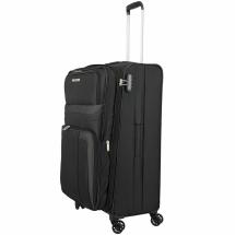 Travelite Skyline Orlando Sort Kuffert / Trolley L - 3,5 kg - 76 X 46 X 30-34 cm - 90-97 L