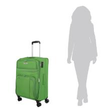 Travelite Skyline Orlando Grn Kuffert / Trolley L - 3,5 kg - 76 X 46 X 30-34 cm - 90-97 L