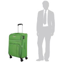 Travelite Skyline Orlando Grn Kuffert / Trolley L - 3,5 kg - 76 X 46 X 30-34 cm - 90-97 L