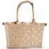 Reisenthel Frame Metallic Dots Coffee Indkbskurv / Carrybag XS 5 L - RECYCLED