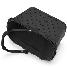 Reisenthel Frame Glossy Dots Black Indkbskurv / Carrybag XS 5 L - RECYCLED