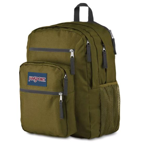 JanSport Big Student Armygrn Rygsk / Computertaske - 34 L - RECYCLED