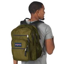 JanSport Big Student Armygrn Rygsk / Computertaske - 34 L - RECYCLED