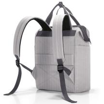 Reisenthel Herringbone Grey Kabine Rygsk - 31X39X17 cm - 12L - RECYCLED