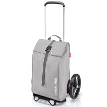 Reisenthel Herringbone Grey 2-i-1 Rolltop Shoppingtrolley / Citycruiser - 40 L - RECYCLED