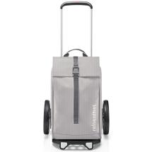 Reisenthel Herringbone Grey 2-i-1 Rolltop Shoppingtrolley / Citycruiser - 40 L - RECYCLED