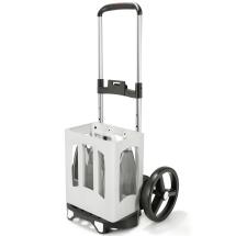 Reisenthel Herringbone Grey 2-i-1 Rolltop Shoppingtrolley / Citycruiser - 40 L - RECYCLED