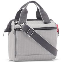 Reisenthel Herringbone Grey Allrounder Cross Taske - 4 L - RECYCLED