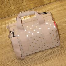 Reisenthel Metallic Dots Coffee Allrounder M Weekendtaske - 18L - RECYCLED