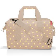 Reisenthel Metallic Dots Coffee Allrounder M Weekendtaske - 18L - RECYCLED