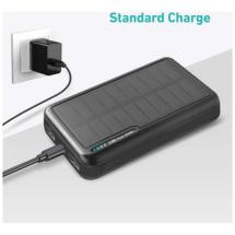 Sbs Oplader / Powerbank med Solceller - 20000 mAh