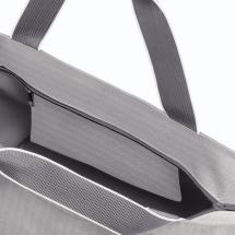 Reisenthel Herringbone Grey Shopper / Indkbsnet M 15 L - RECYCLED