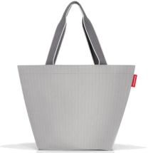 Reisenthel Herringbone Grey Shopper / Indkbsnet M 15 L - RECYCLED