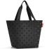 Reisenthel Glossy Dots Black Shopper / Indkbsnet M 15 L - RECYCLED