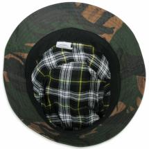 Regovs Camo Vandafvisende Bucket Hat / Bllehat i Vokset Bomuld